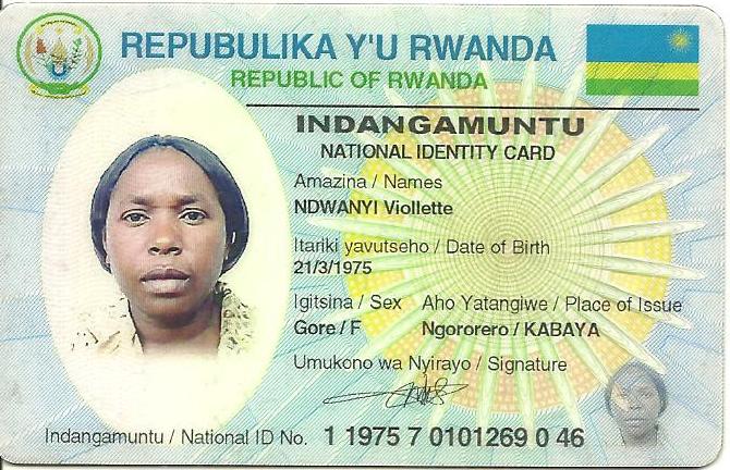 Id Card Rwi Applicants - HR MOH Rwanda