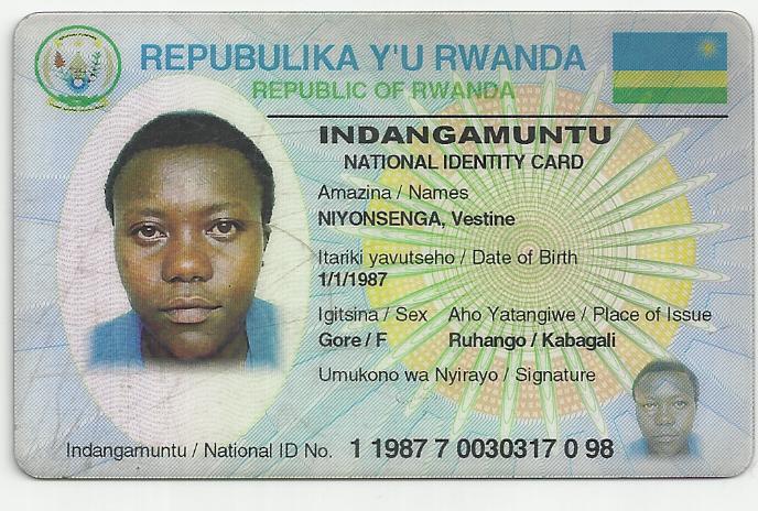 Id Card Rwi Applicants - HR MOH Rwanda