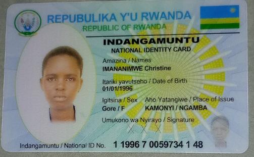 Id Card Rwi Applicants - HR MOH Rwanda